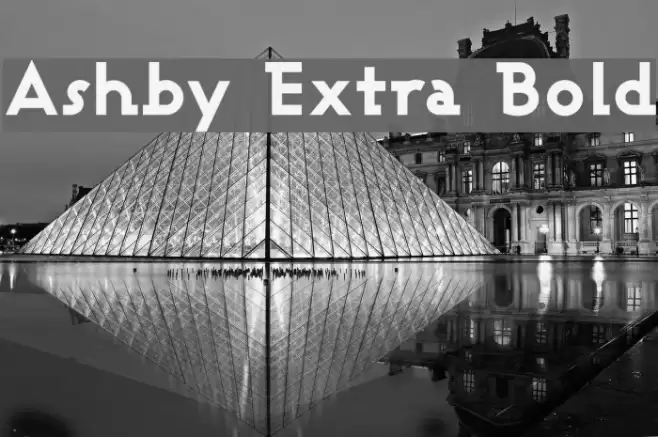 Ashby Extra Bold フォント examples