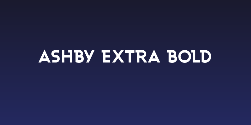 Ashby Extra Bold Social Header