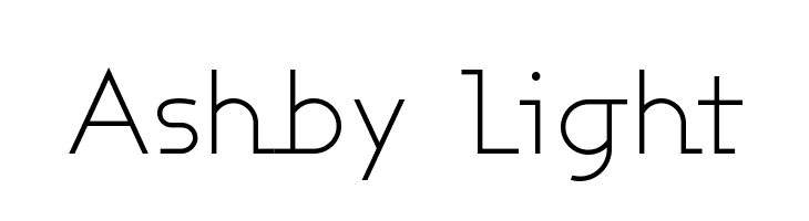 Ashby Light  les polices de caractères gratuit tlcharger