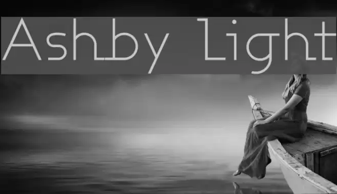 Ashby Light Font examples