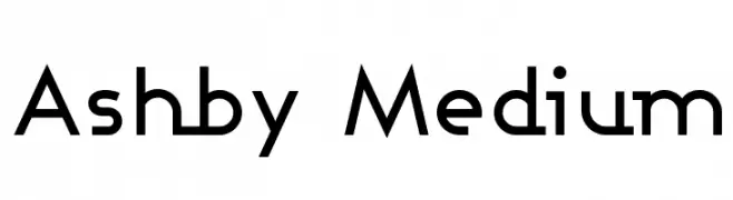 Ashby Medium  Frei Schriftart Herunterladen