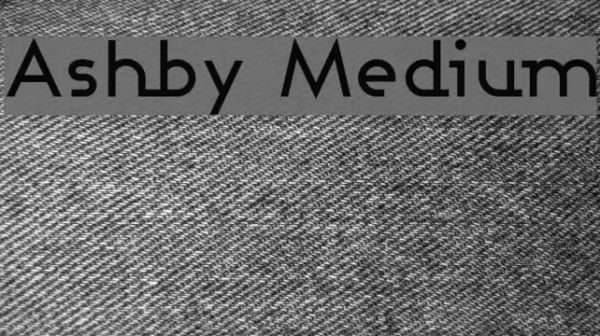 Ashby Medium Шрифта examples