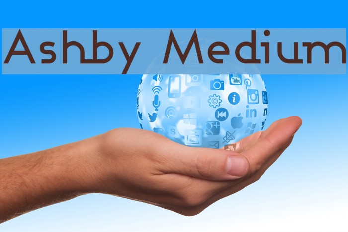 Ashby Medium Font examples