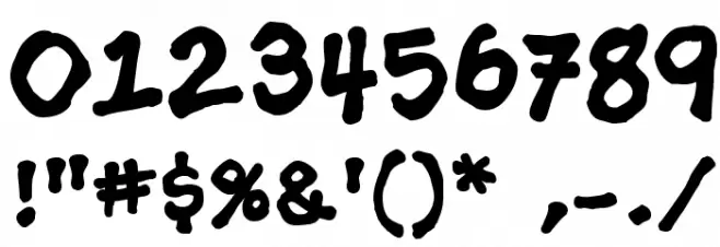 Ashcan BB Bold Font OTHER CHARS