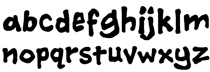 Ashcan BB Bold Font LOWERCASE