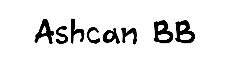 ashcan font