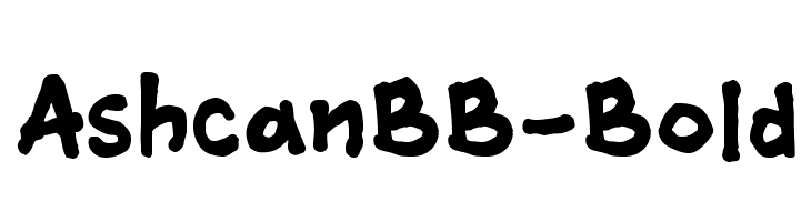 AshcanBB-Bold  Скачать бесплатные шрифты