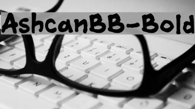 AshcanBB-Bold Font examples