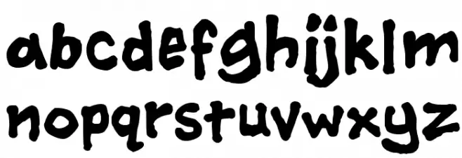 AshcanBB-Bold Caratteri MINUSCOLO