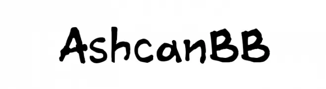 AshcanBB  Frei Schriftart Herunterladen