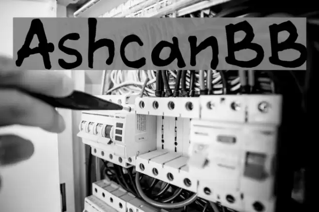 AshcanBB Font examples