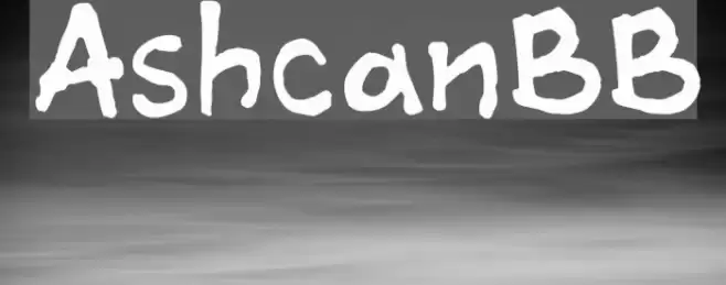 AshcanBB Font examples