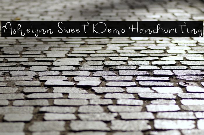 Ashelynn Sweet Demo Handwriting Example 3