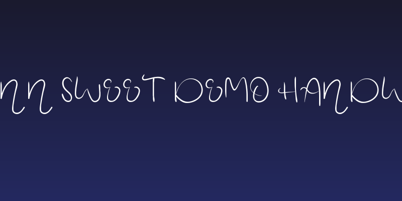 Ashelynn Sweet Demo Handwriting Social Header