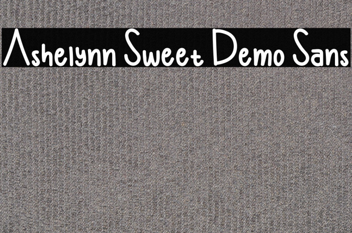 Ashelynn Sweet Demo Sans Example 2