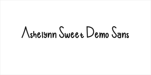 Ashelynn Sweet Demo Sans Logo