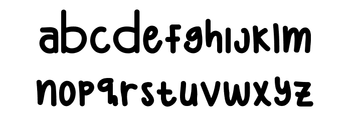 Ashelynn Sweet Demo Sans Font LOWERCASE