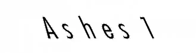 Ashes 1  font caratteri gratis