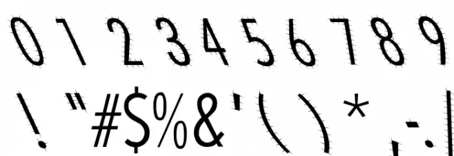 Ashes 1 Font OTHER CHARS