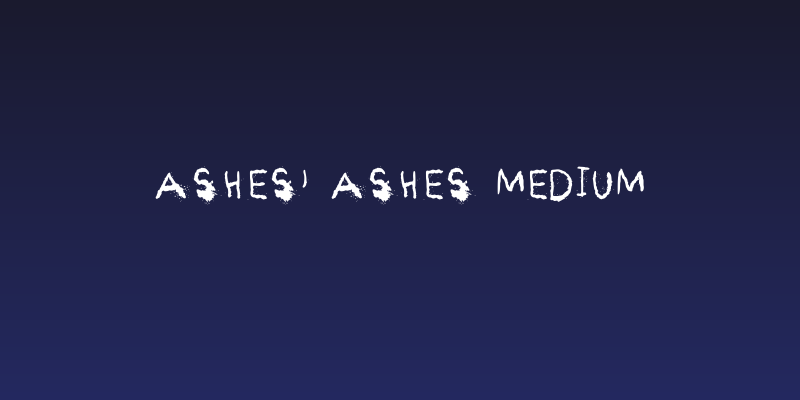 Ashes, Ashes Medium Social Header