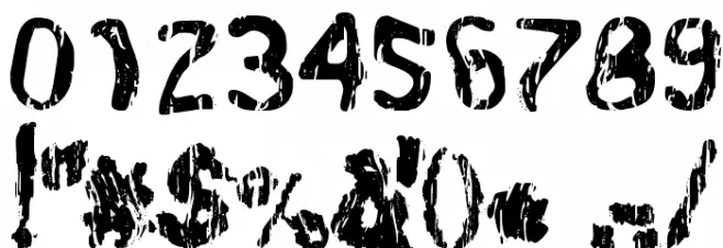 Ashes To Ashes Font OTHER CHARS