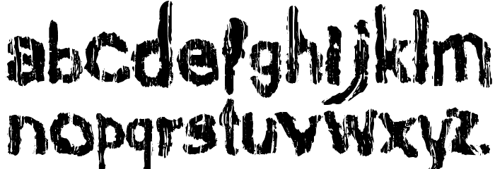 Ashes To Ashes Font LOWERCASE