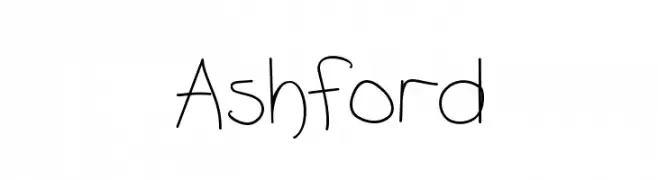 Ashford  font caratteri gratis