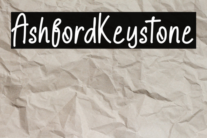 AshfordKeystone Example 1