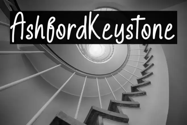 AshfordKeystone 字体 examples