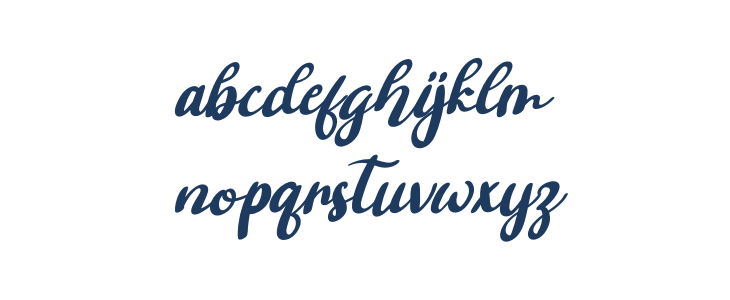 Ashifa Italic Lowercase