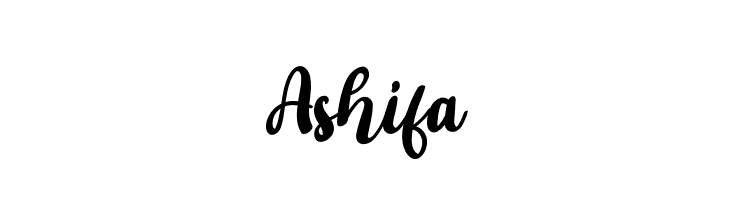 Ashifa  免费字体下载