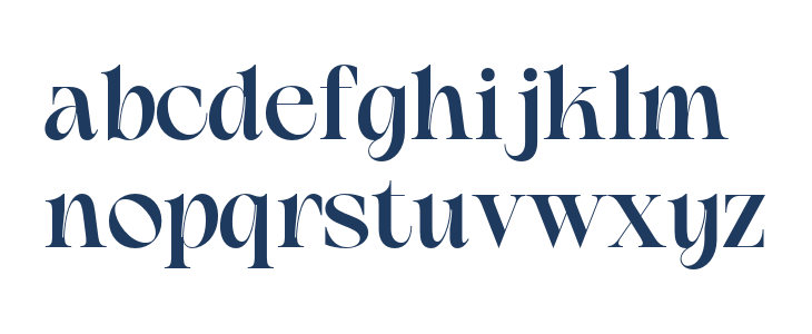 Ashigea Regular Lowercase