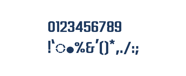 Ashique ML Ashu Condensed Bold Other Characters