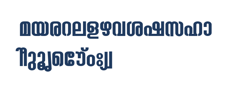 Ashique ML Ashu Condensed Bold Lowercase