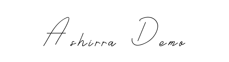 Ashirra Demo  Descarca Fonturi Gratis