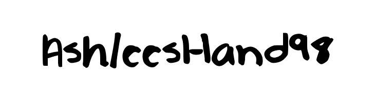AshleesHand98  font caratteri gratis