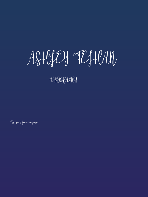 Ashley Felhan Poster