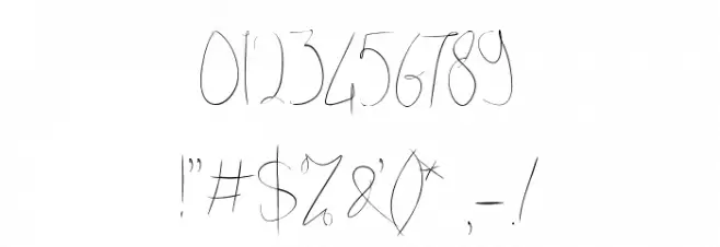 Ashley Jarrow Font OTHER CHARS