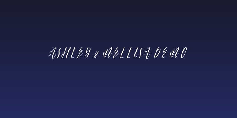 Ashley & Mellisa Demo Social Header
