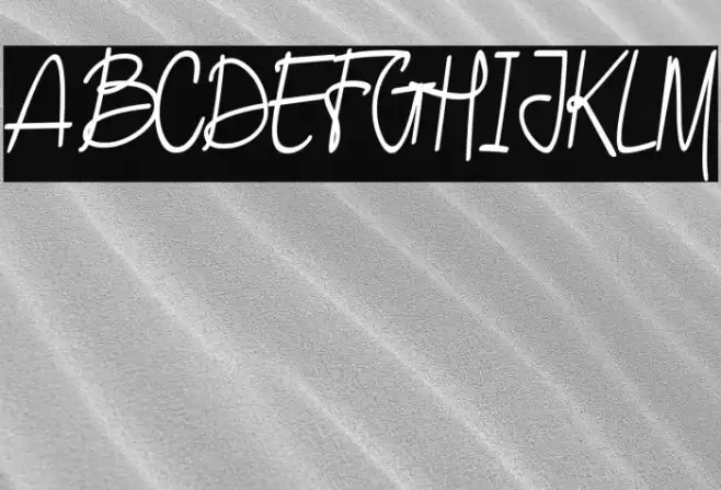 Ashley Pages Font examples