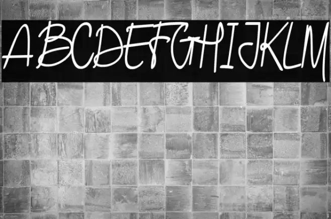 Ashley Pages Font examples