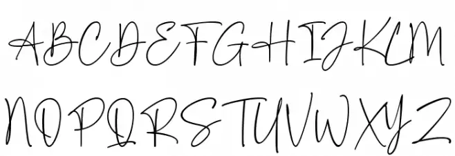 Ashley Southine Demo Schriftart Groß
