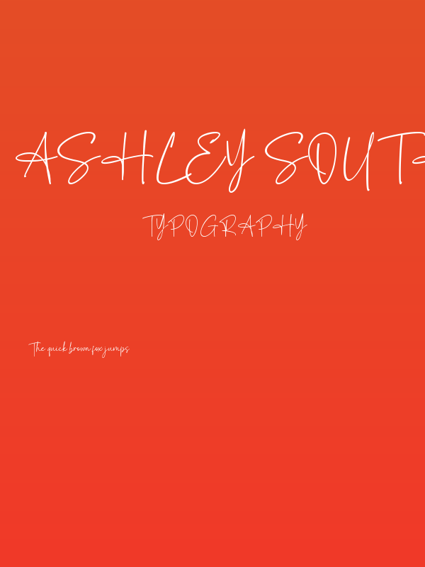 Ashley Southine Demo Poster