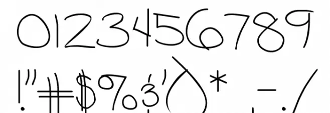 Ashley Font OTHER CHARS