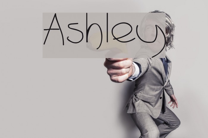 Ashley Font examples