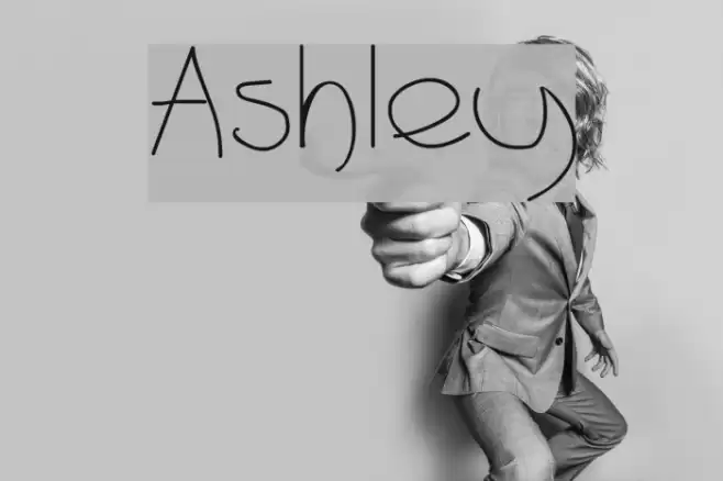 Ashley Font examples