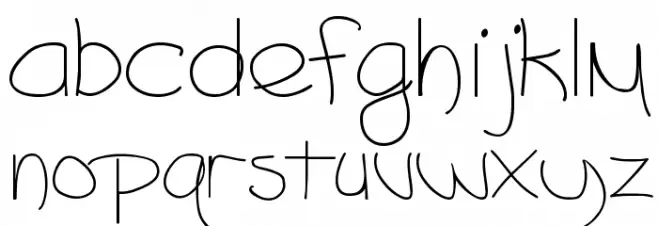 Ashley Font LOWERCASE