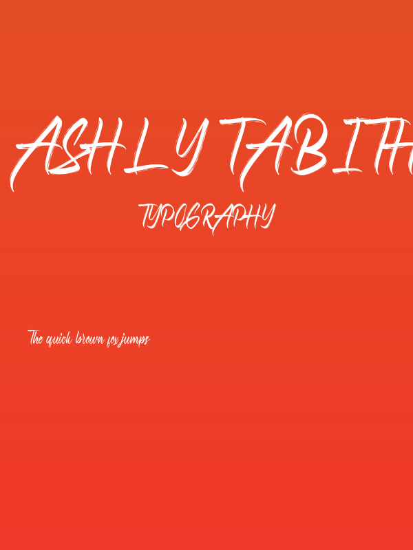 Ashly Tabitha Demo Poster