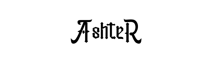 AshteR  Free Fonts Download