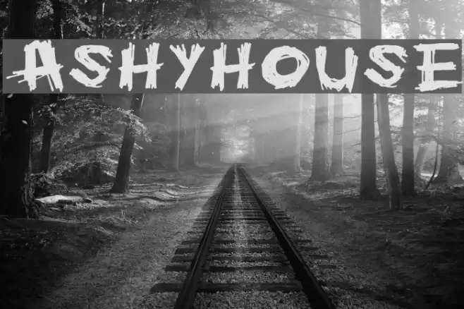 Ashyhouse Font examples